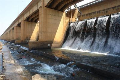 The Matala dam, in Angola.
