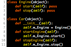 Code example.